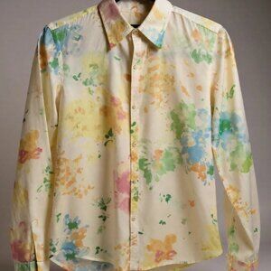 Vintage Ralph Lauren Watercolor Blouse – Size 6